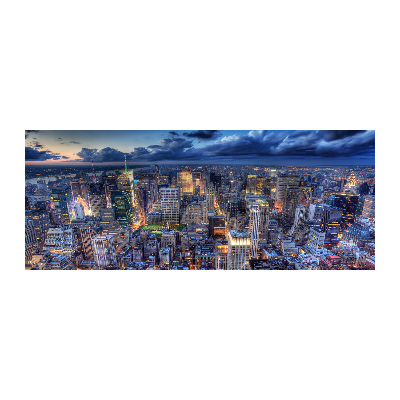 Foto in plexiglas New York vanuit vogelperspectief