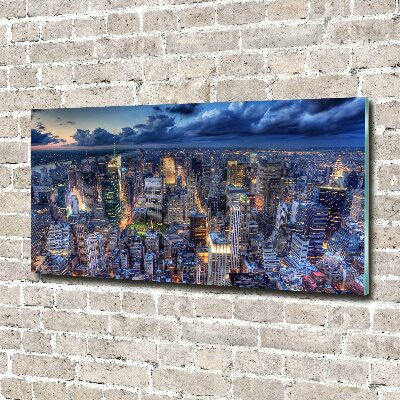 Foto in plexiglas New York vanuit vogelperspectief