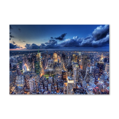Foto in plexiglas New York vanuit vogelperspectief