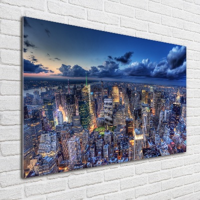 Foto in plexiglas New York vanuit vogelperspectief