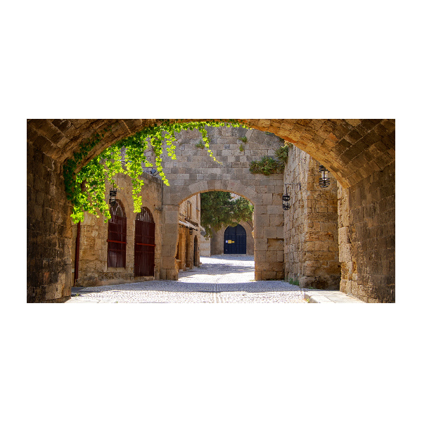 Schilderij op acrylglas Charmante straatjes