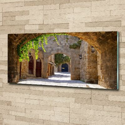 Schilderij op acrylglas Charmante straatjes