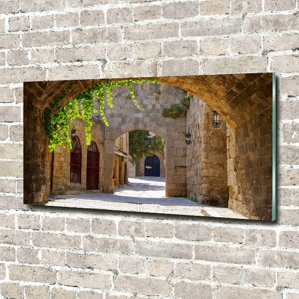 Schilderij op acrylglas Charmante straatjes