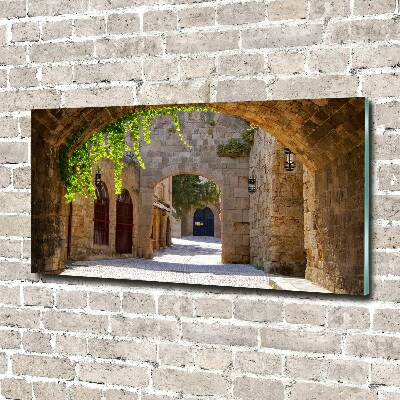 Schilderij op acrylglas Charmante straatjes