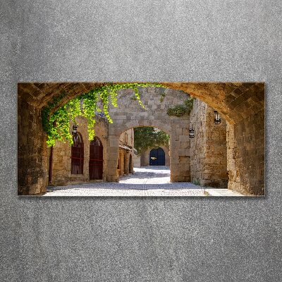 Schilderij op acrylglas Charmante straatjes