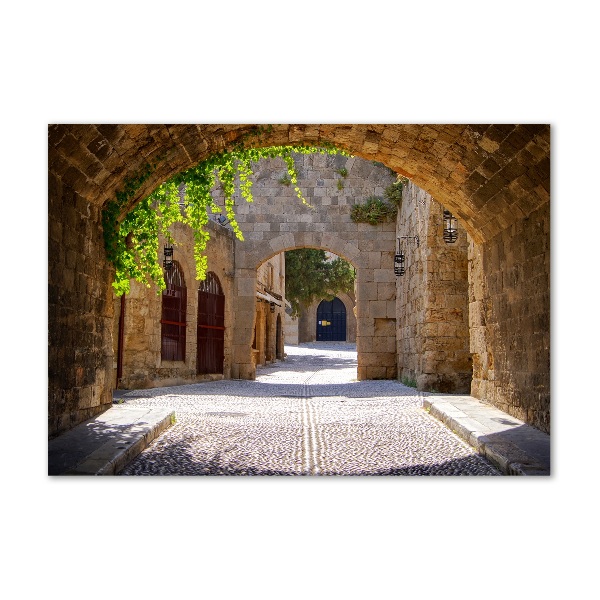 Schilderij op acrylglas Charmante straatjes