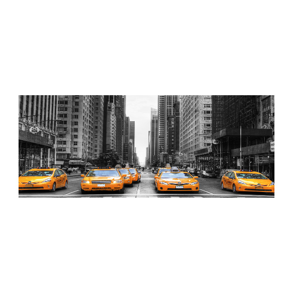 Foto plexiglas New Yorkse taxi's