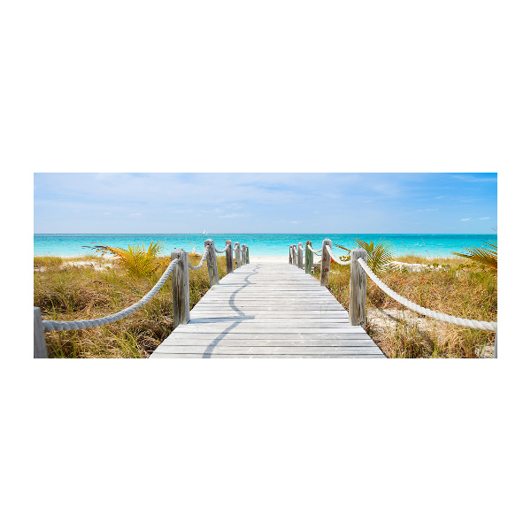 Foto in plexiglas Pad langs de zee