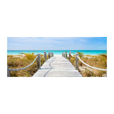 Foto in plexiglas Pad langs de zee