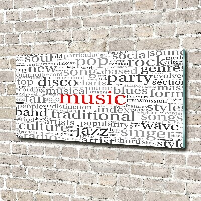 Foto op plexiglas Muzikale genres