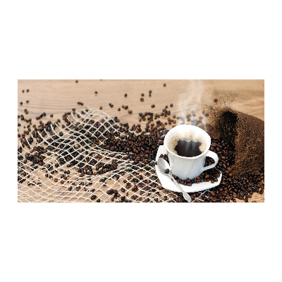 Plexiglas foto Koffie en koffiebonen