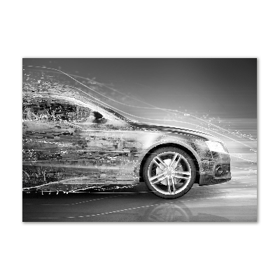 Schilderij op acrylglas Een auto die te hard rijdt