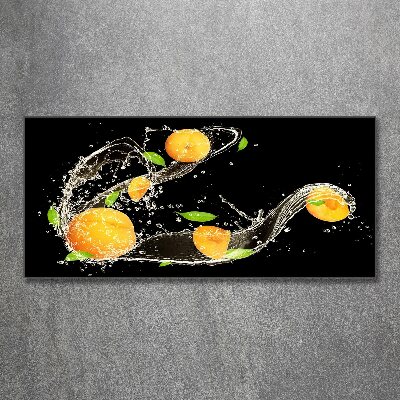 Plexiglas schilderij Abrikozen en water