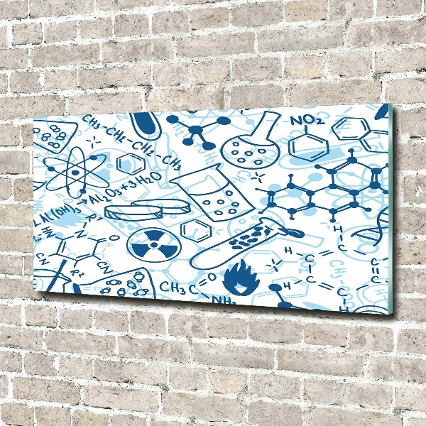 Schilderij op acrylglas Chemische achtergrond