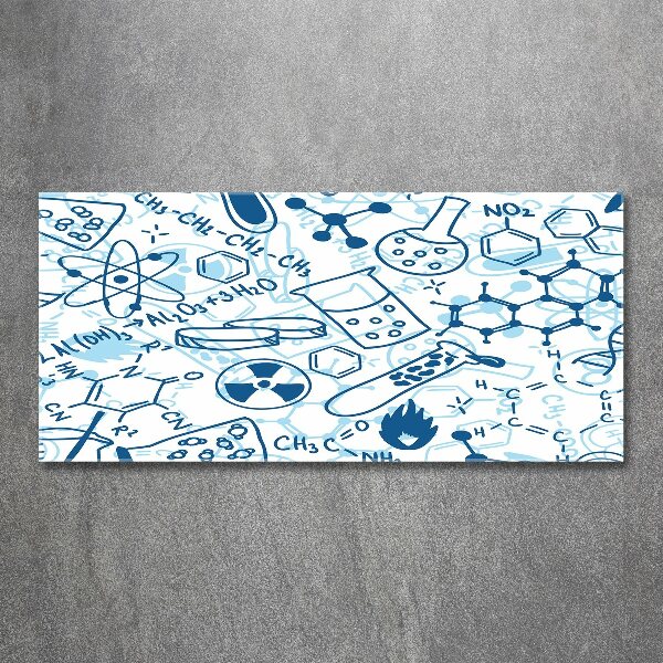 Schilderij op acrylglas Chemische achtergrond