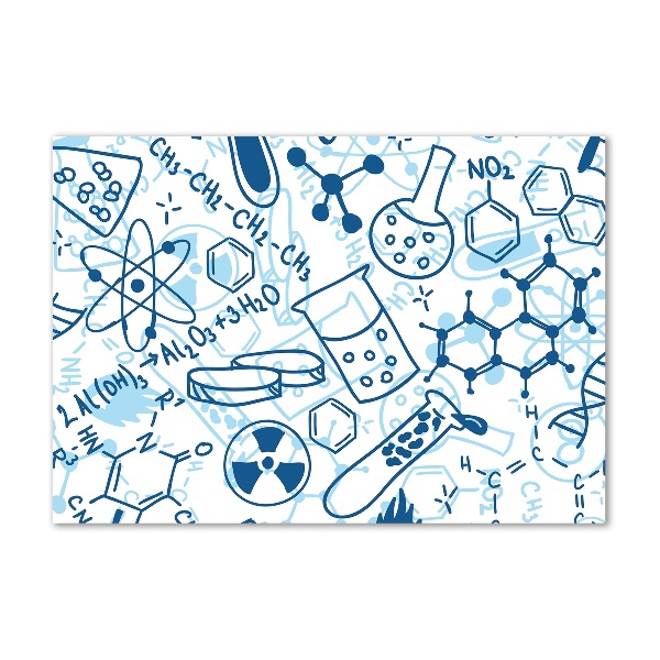 Schilderij op acrylglas Chemische achtergrond