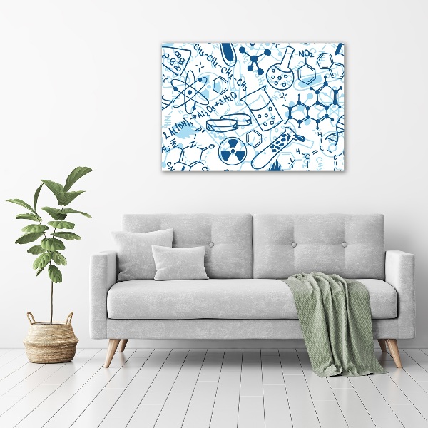 Schilderij op acrylglas Chemische achtergrond