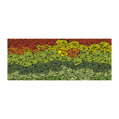 Foto in plexiglas Kleurrijke golven