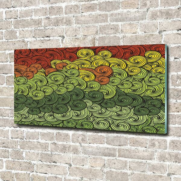 Foto in plexiglas Kleurrijke golven