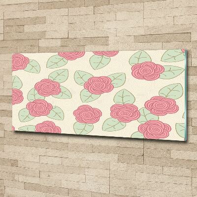 Schilderij op acrylglas Rozen