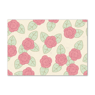 Schilderij op acrylglas Rozen