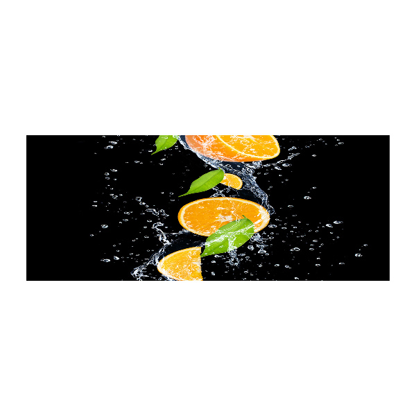 Foto plexiglas Sinaasappels en water