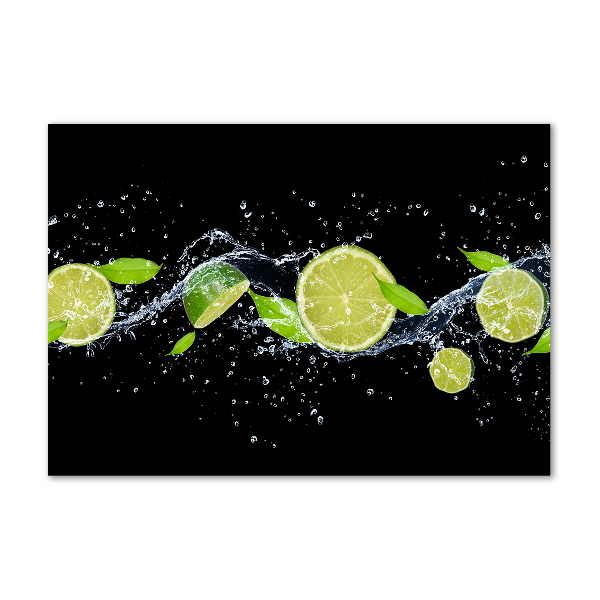 Schilderij op acrylglas Limoenen en water