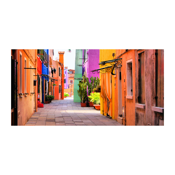 Plexiglas foto Kleurrijke straten