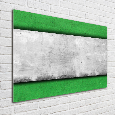 Plexiglas foto Groene muur