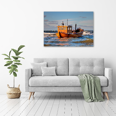 Schilderij op acrylglas Vissersboot