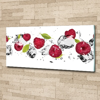 Plexiglas foto Framboos en water