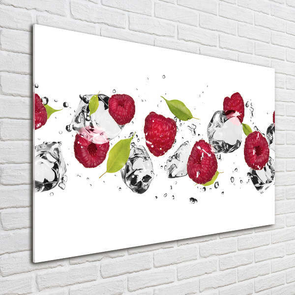 Plexiglas foto Framboos en water