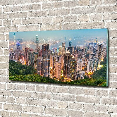 Schilderij op acrylglas Hongkong