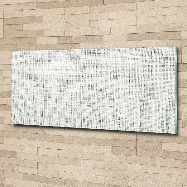 Foto op plexiglas Wit linnen canvas