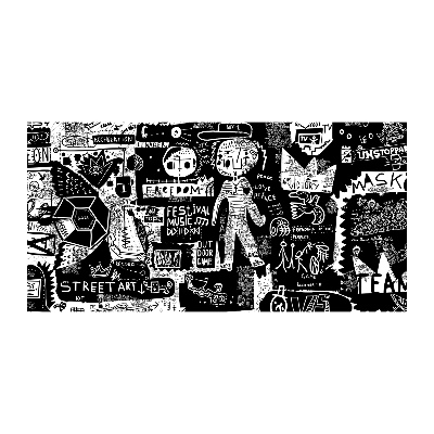 Schilderij op acrylglas Graffiti