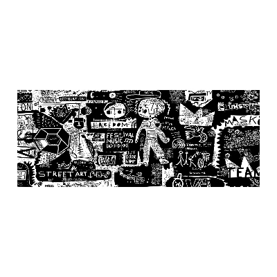 Schilderij op acrylglas Graffiti