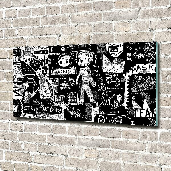 Schilderij op acrylglas Graffiti