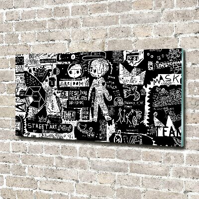 Schilderij op acrylglas Graffiti