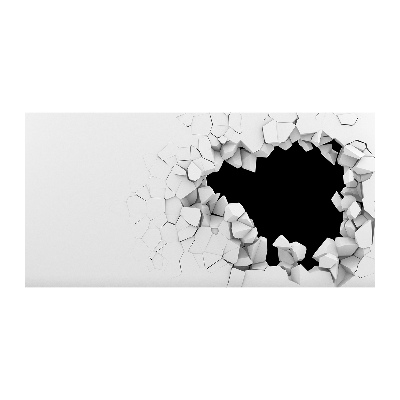 Plexiglas foto Gat in de muur