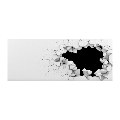 Plexiglas foto Gat in de muur