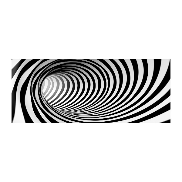 Foto in plexiglas 3D-tunnel