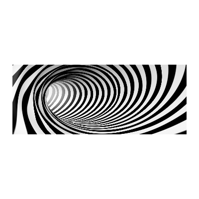 Foto in plexiglas 3D-tunnel