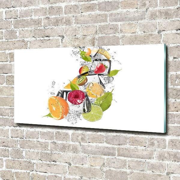 Schilderij op acrylglas Fruit met ijs