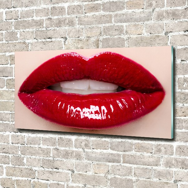Foto in plexiglas Rode lippen
