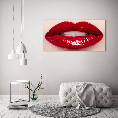 Foto in plexiglas Rode lippen