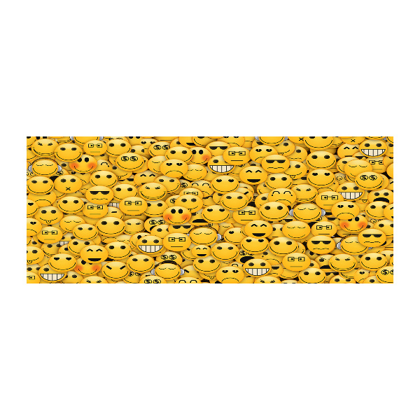 Plexiglas schilderij Emoticons