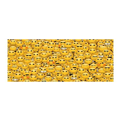 Plexiglas schilderij Emoticons