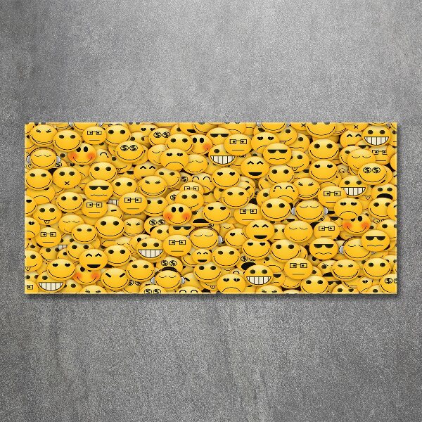 Plexiglas schilderij Emoticons