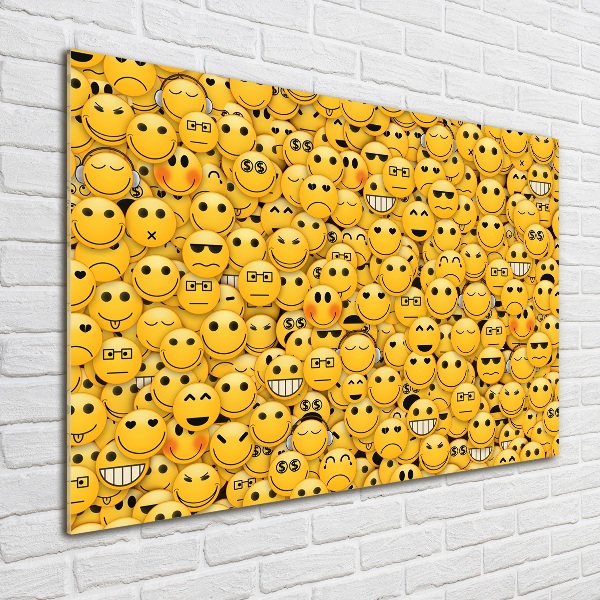 Plexiglas schilderij Emoticons