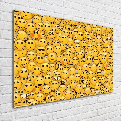 Plexiglas schilderij Emoticons